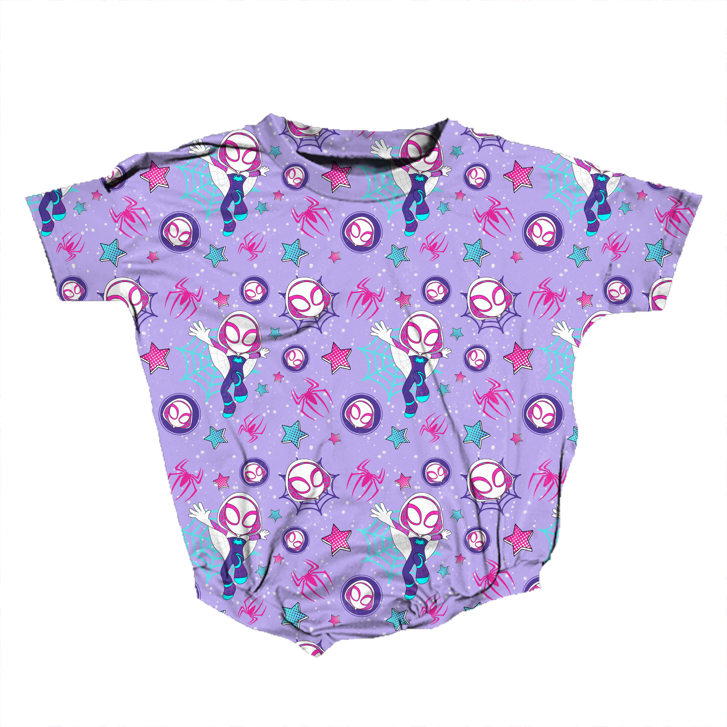 Webbed Wonder Girl Romper *RTS*