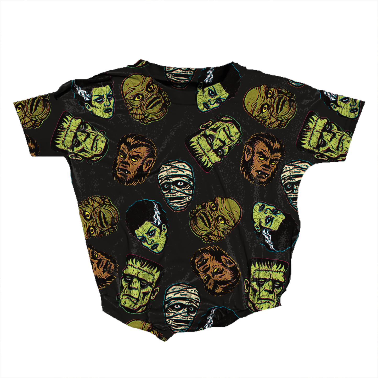 Midnight Monsters Romper **Preorder**