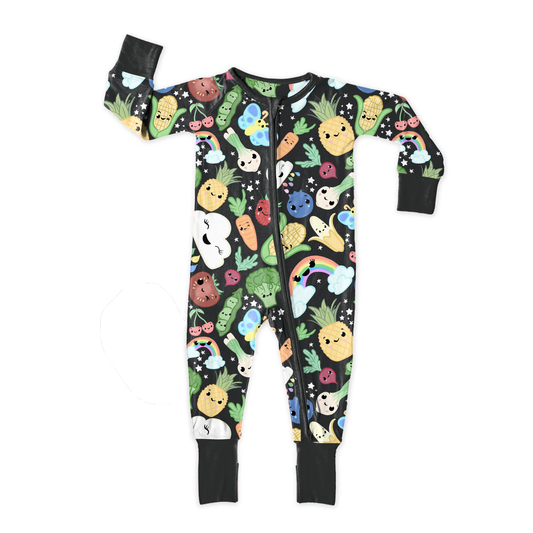 Dancing Fruits Zipper Sleeper **PreOrder**