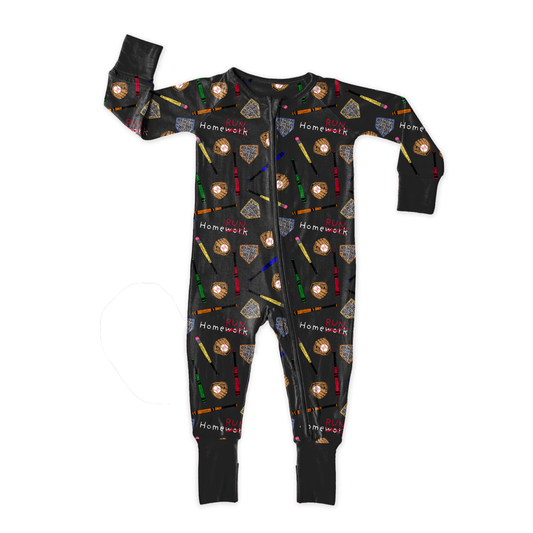 Homework & Homeruns Zipper Sleeper **PreOrder**