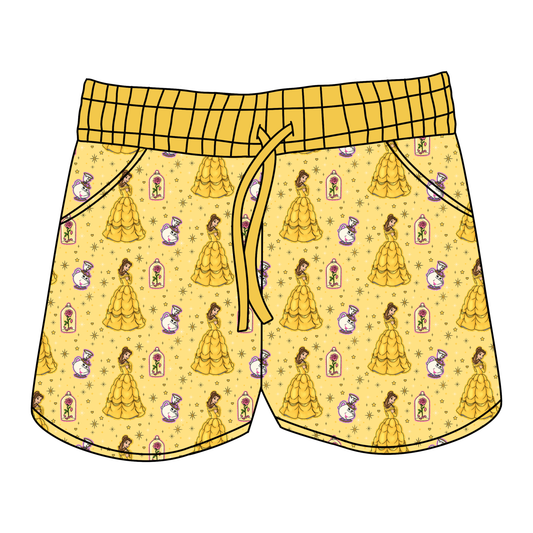 Golden Ballroom Glow Women's Shorts *RTS*
