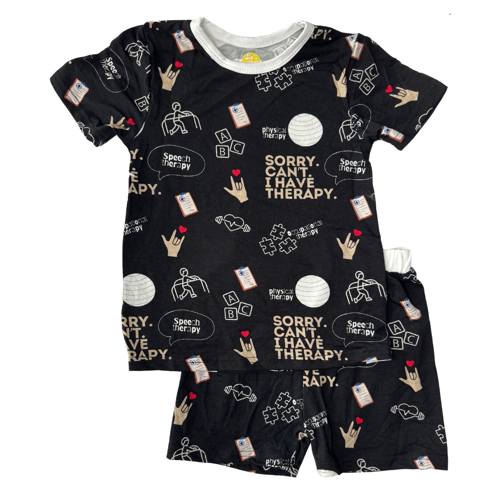 Sorry. Can't. I Have Therapy. Youth Short Set **PreOrder**
