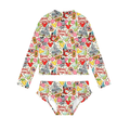 Never Grow Up 2-piece Rashguard Swimwear *RTS*