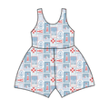 Seaside Summer Tank Top/Shorts Jumpsuit *RTS*