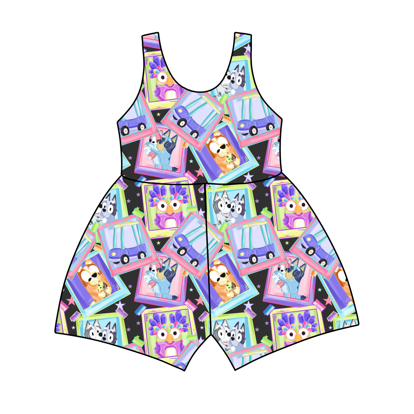 Picture Perfect Playtime Tank Top/Shorts Jumpsuit *RTS*
