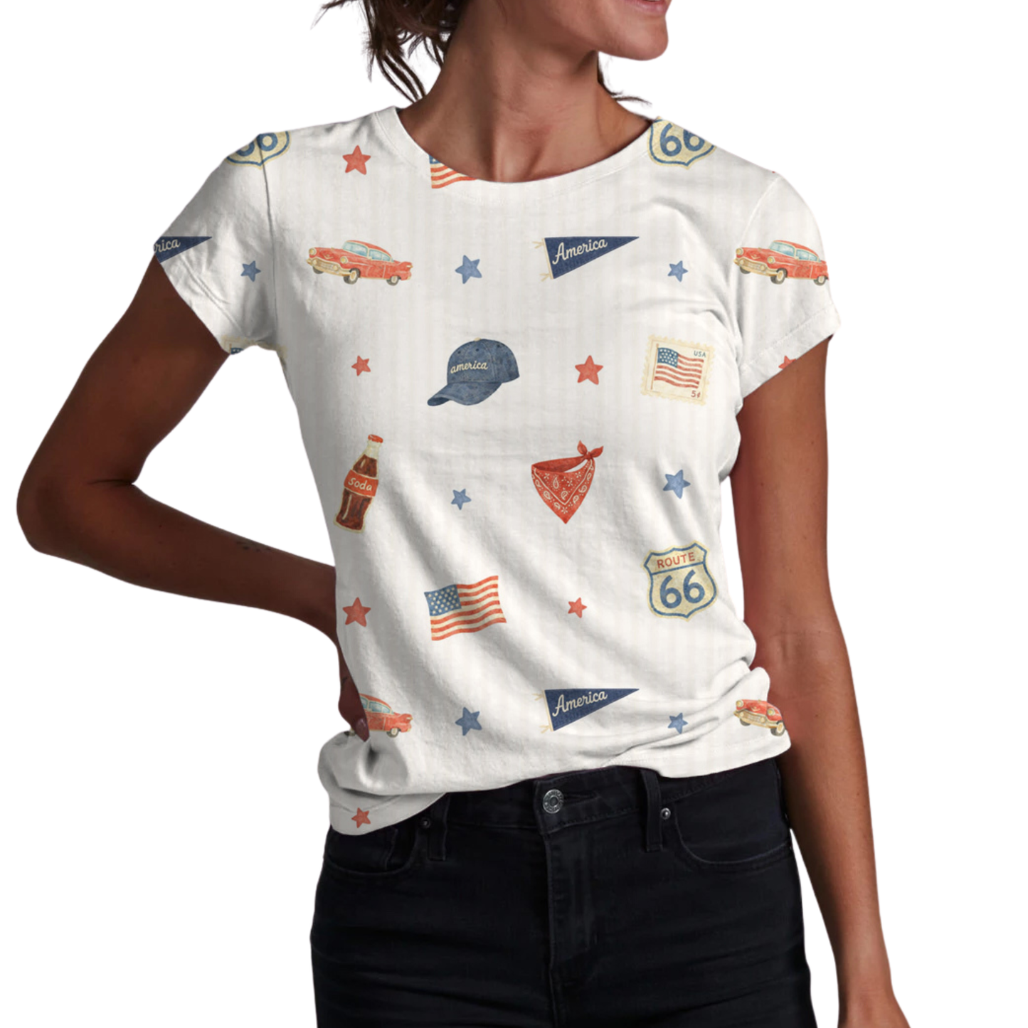Vintage Americana Adult Women's T-shirt *RTS*