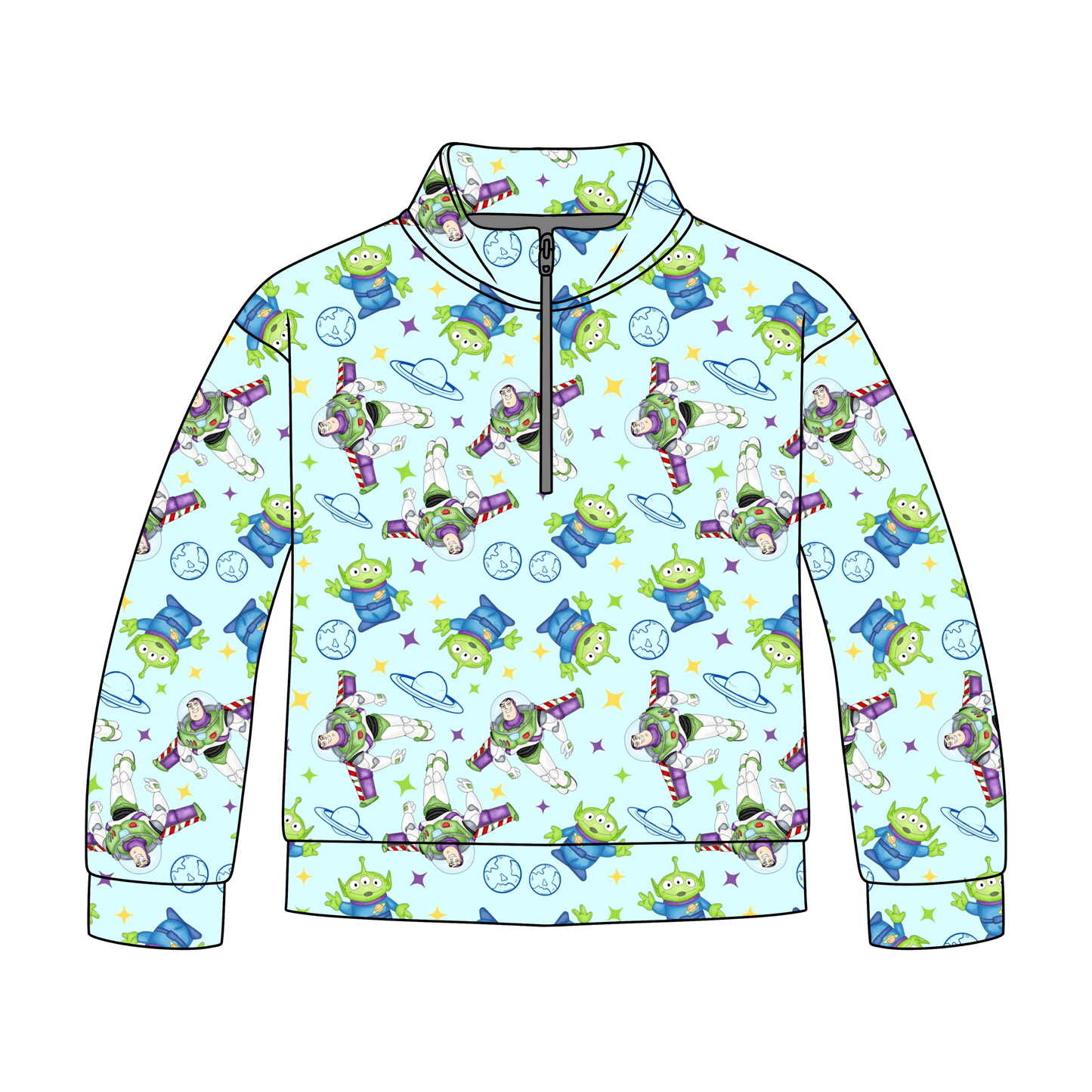 Cosmic Besties Quarter Zip-Up **PreOrder**