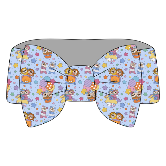 Cozy Critter Crew  Bamboo Bow Headband *RTS*