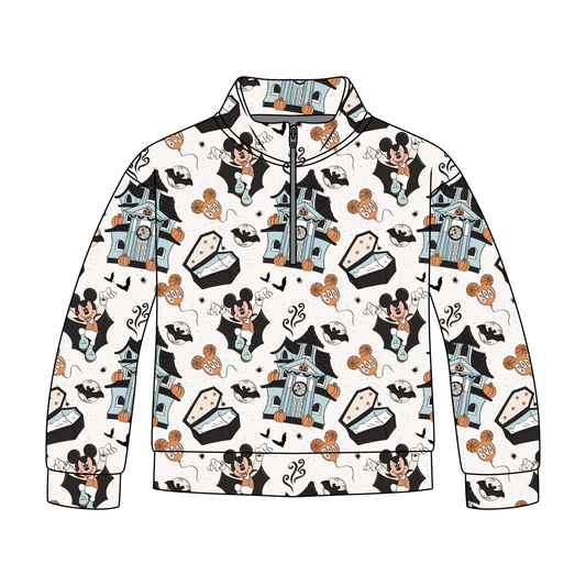 Vampire Mouse on Main Quarter Zip-Up **PreOrder**