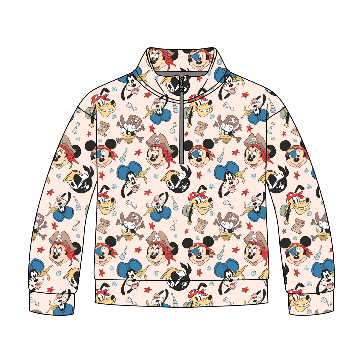 Treasure Crew Quarter Zip-Up **PreOrder**