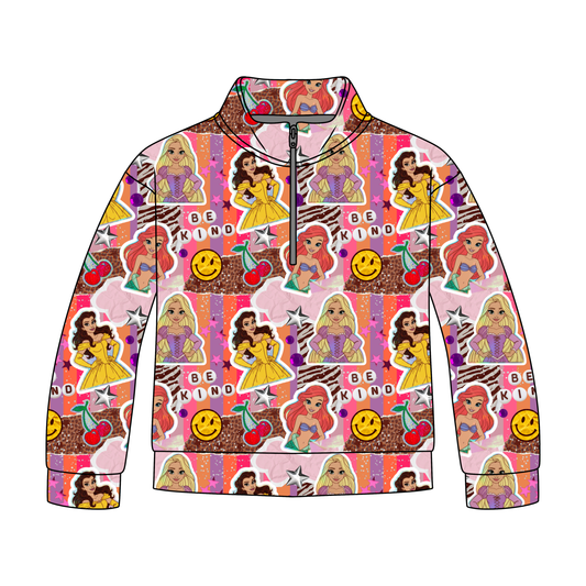Crowned in Kindness Quarter Zip-Up **PreOrder**