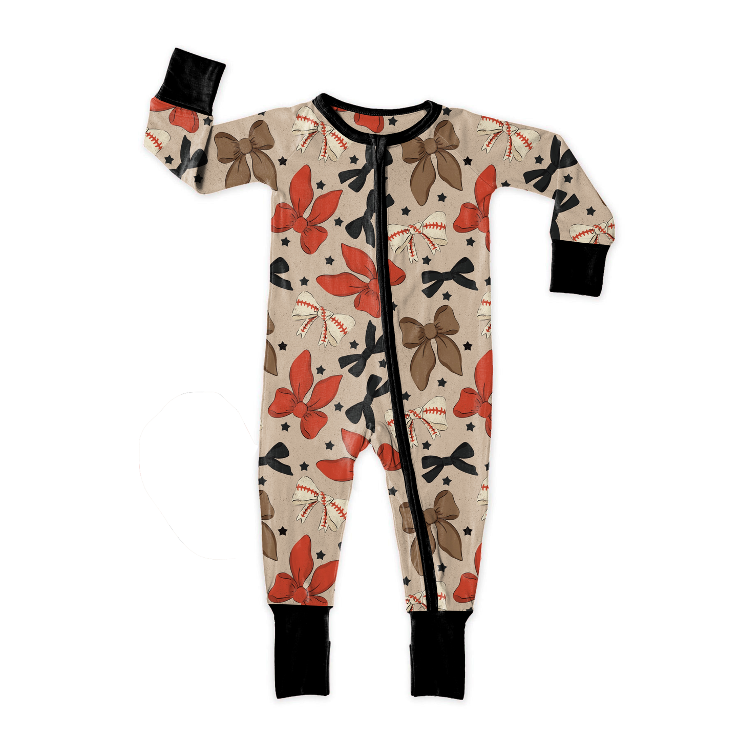Bows & Bases Zipper Sleeper *RTS*