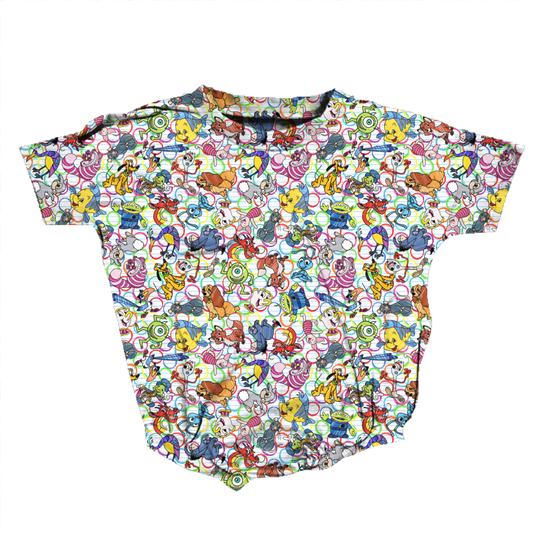 Colorful Crazies Medically Adaptable Romper *RTS*