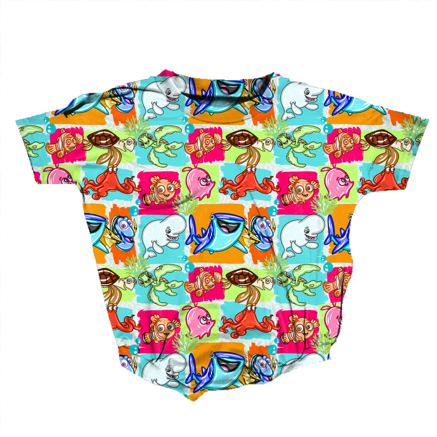 Underwater Explorers Club Medically Adaptable Romper *RTS*