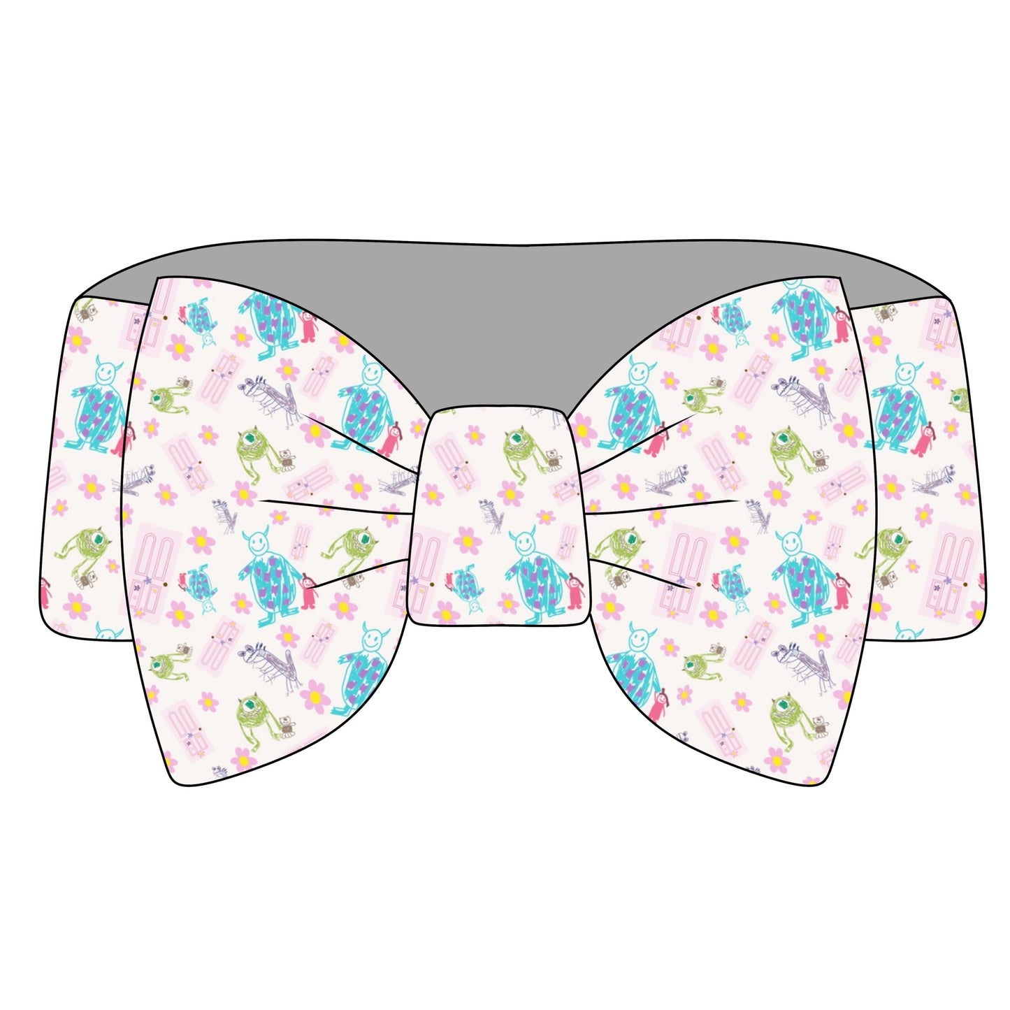 Boo Crew Cuties  Bamboo Bow Headband *RTS*