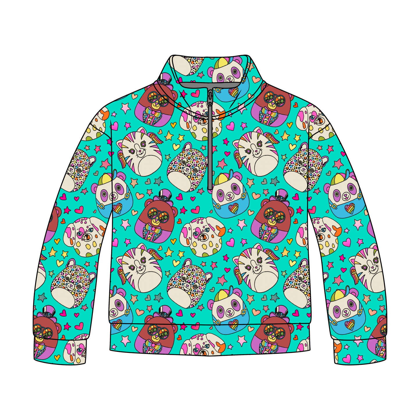 Cute As Can Be Quarter Zip-Up **PreOrder**