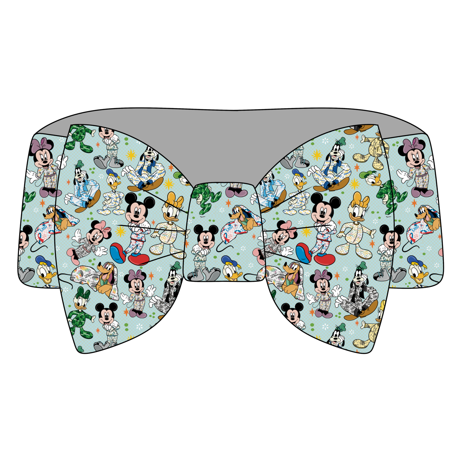 Medical Pals Pajama Party  Bamboo Bow Headband *RTS*