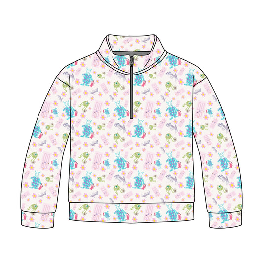 Boo Crew Cuties Quarter Zip-Up *RTS*