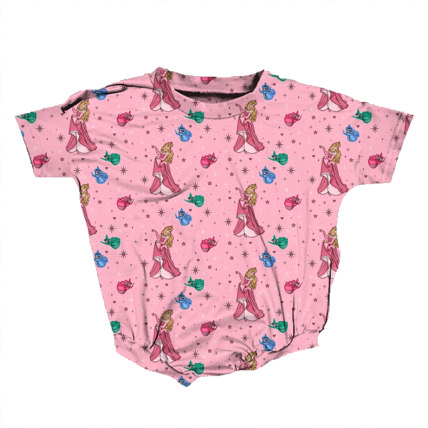 Royal Rosebuds Romper *RTS*