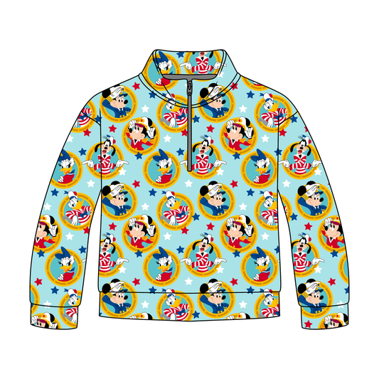 Sailor Squad Quarter Zip-Up *RTS*