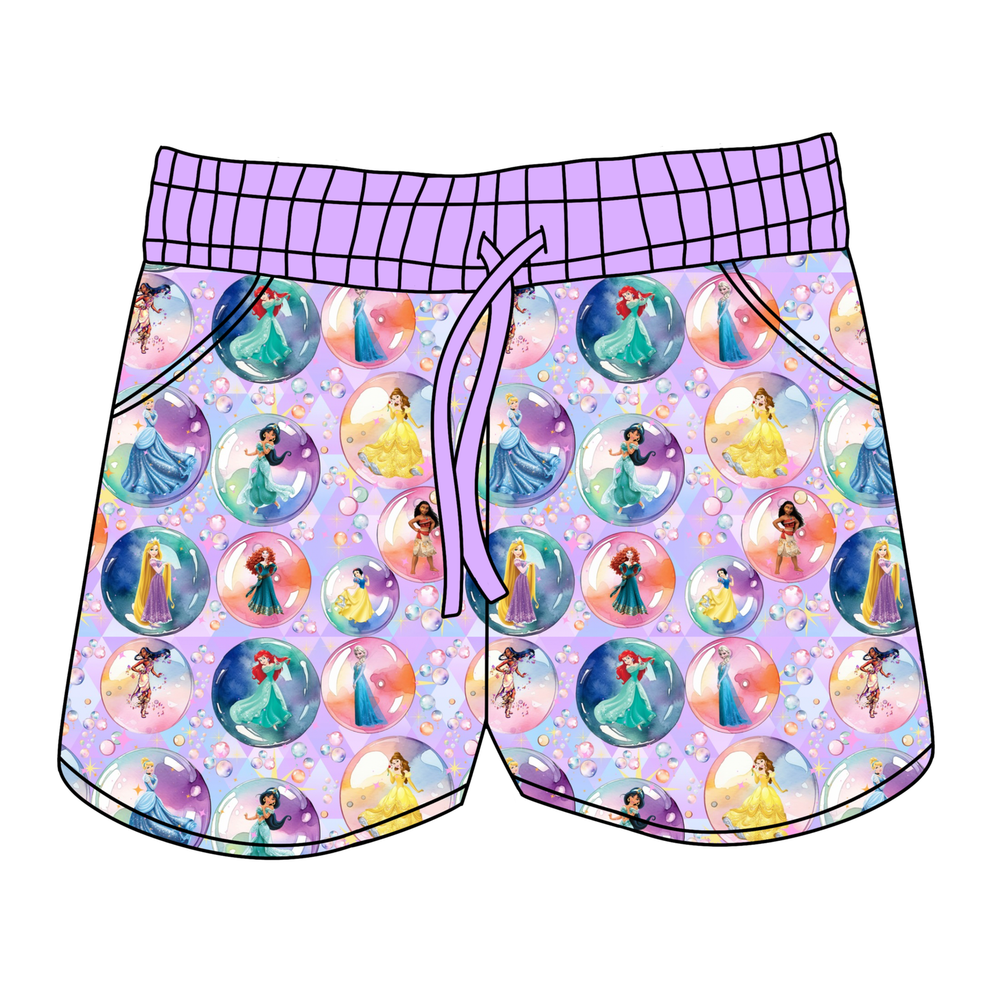 Enchanted Bubble Beauties Women's Shorts *RTS*