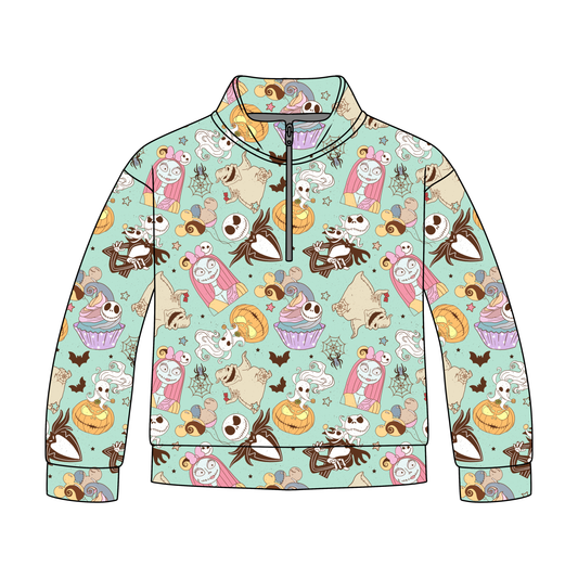 This is Halloween Quarter Zip-Up **PreOrder**