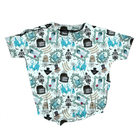 Spooky Mansion Romper **Preorder**