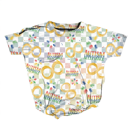 Autism Acceptance Romper *RTS*