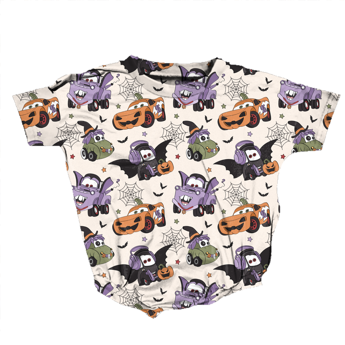 Spooky Speedway Romper **Preorder**