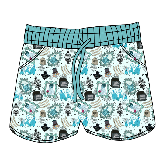 Spooky Mansion Women's Shorts **PreOrder**