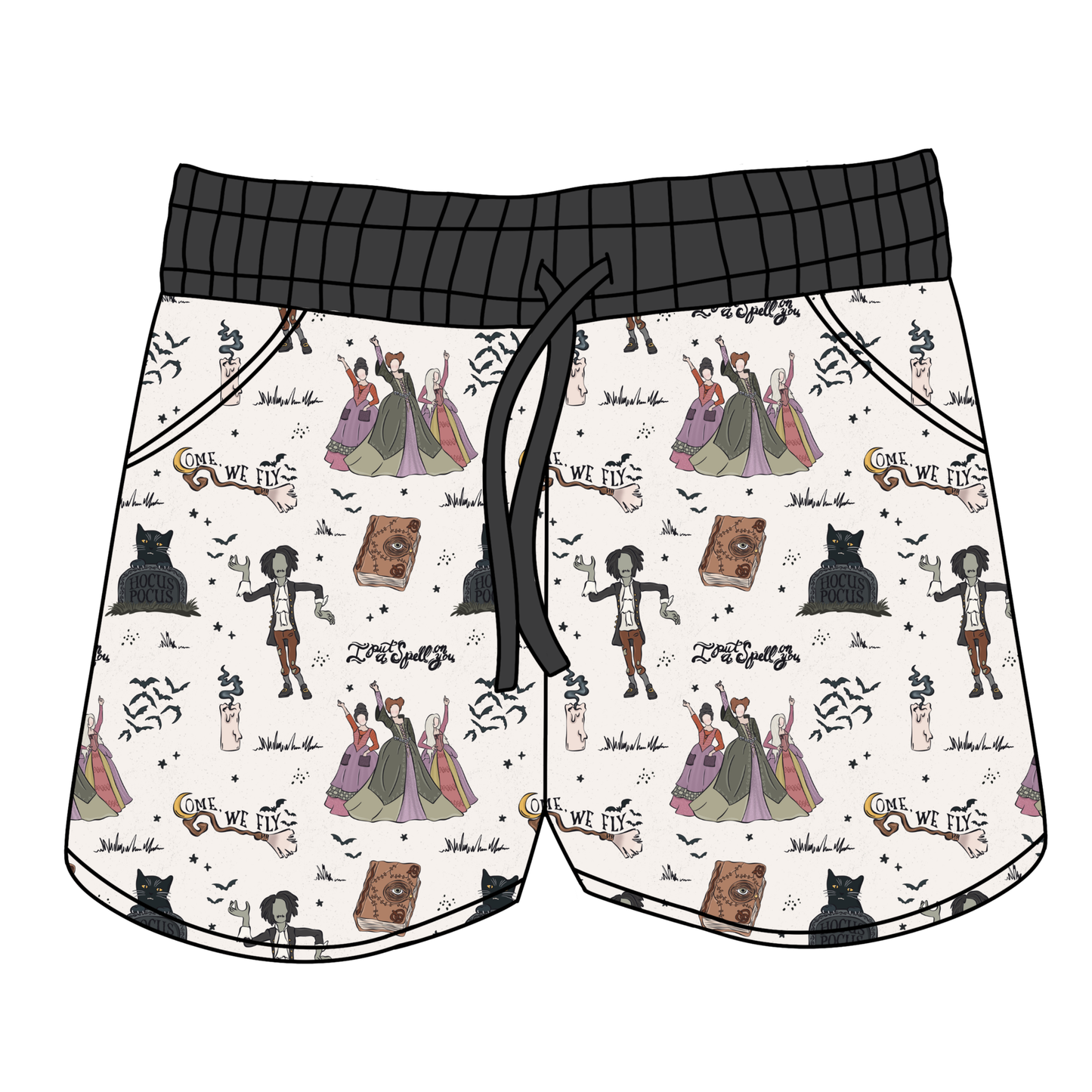 Spooky Spellbound Sisters Women's Shorts **PreOrder**
