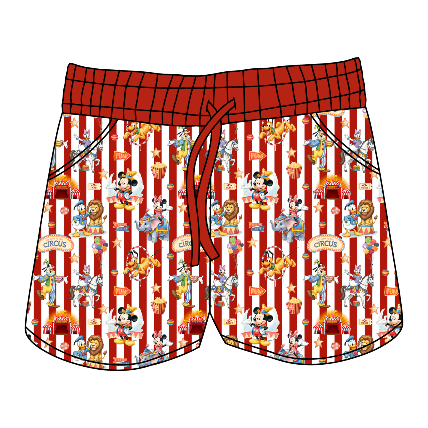 Main Street Circus Crew Women's Shorts **PreOrder**