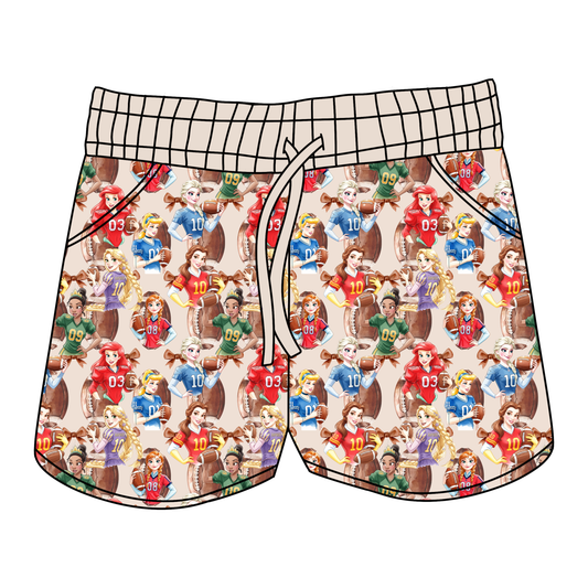 Fairytale Football Women's Shorts **PreOrder**