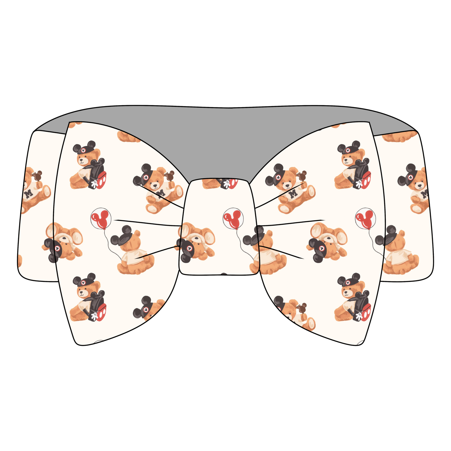 Magical Teddy Pals Bamboo Bow Headband *RTS*