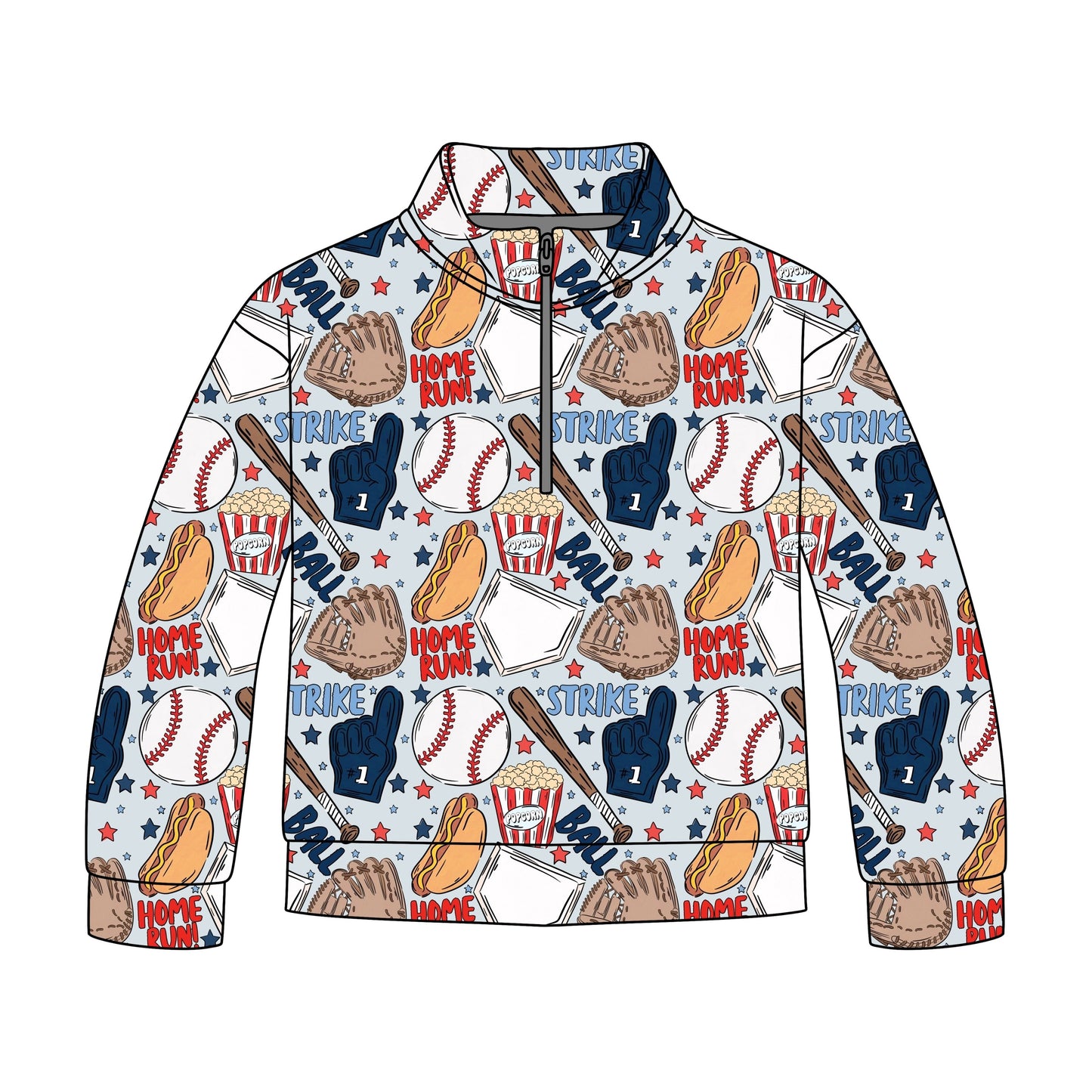 Home Run Hype Quarter Zip-Up *RTS*