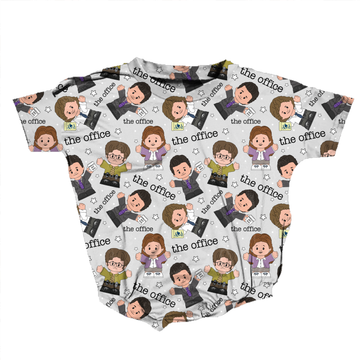 Tiny Office Antics Romper **Preorder**
