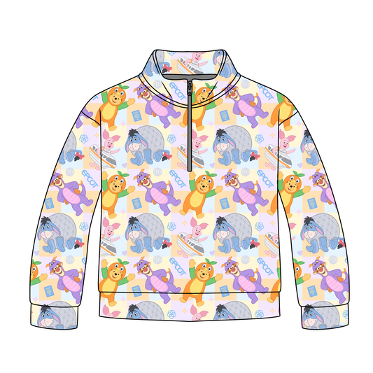 A World of Friends Adult Quarter Zip-Up **PreOrder**