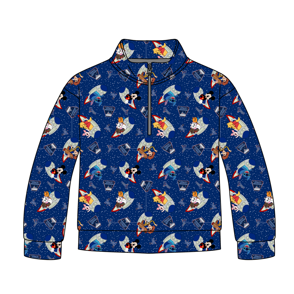 Launch Into Magic Adult Quarter Zip-Up **PreOrder**