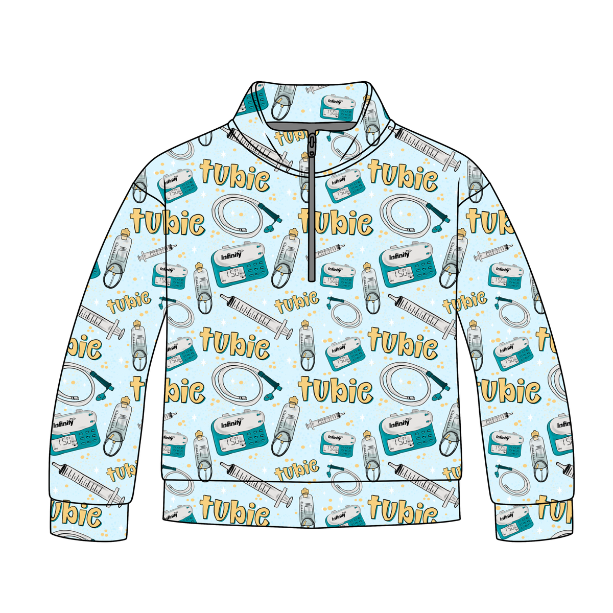 Tubie Tough Adult Quarter Zip-Up **PreOrder**
