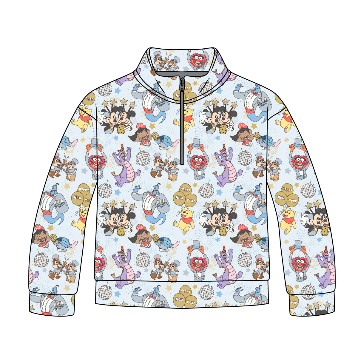 Countdown To Magic Adult Quarter Zip-Up **PreOrder**