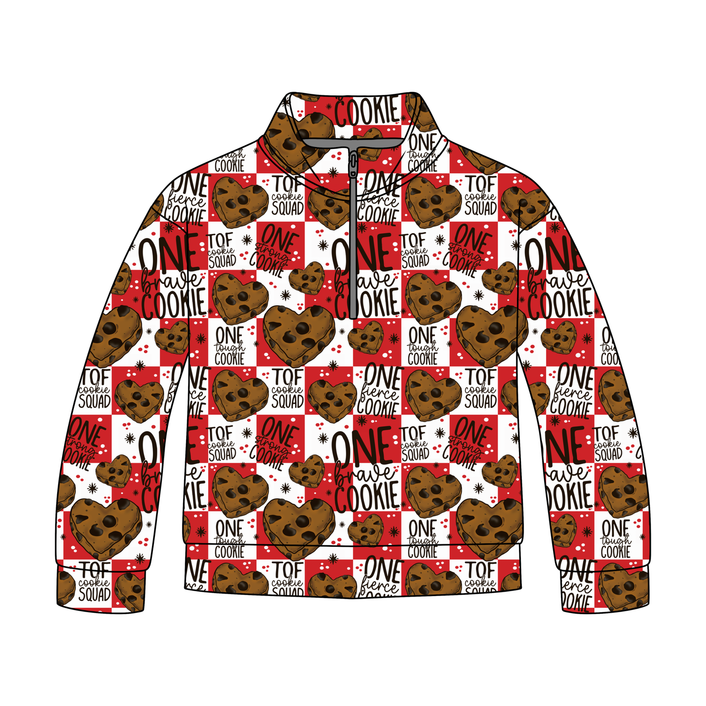 One Tough Cookie Quarter Zip-Up *RTS*