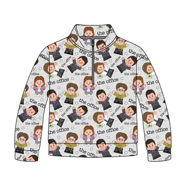 Tiny Office Antics Quarter Zip-Up **PreOrder**