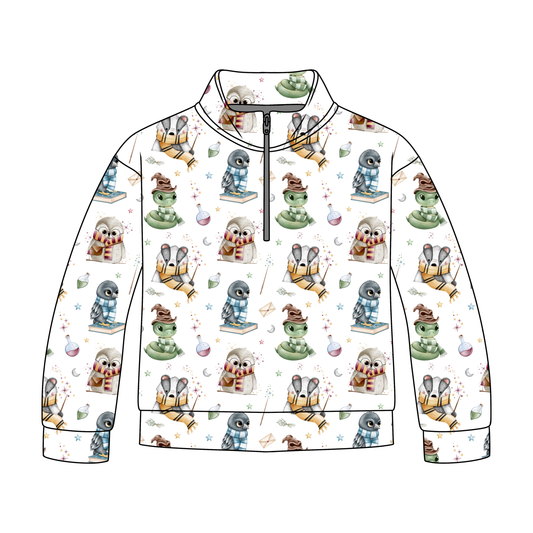Enchanted Creatures Adult Quarter Zip-Up **PreOrder**