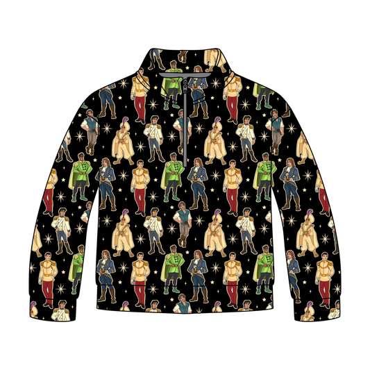 Happily Ever Handsome Adult Quarter Zip-Up **PreOrder**