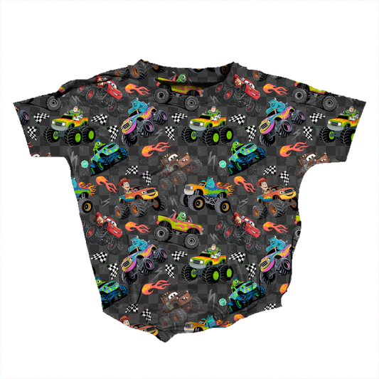 Monster Truck Magic Romper **Preorder**