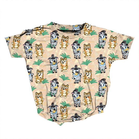 Safari Pups Romper **Preorder**