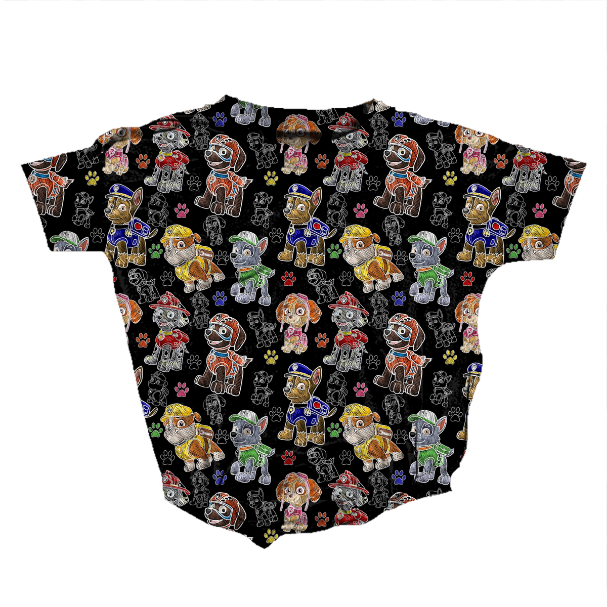Chalk It Up To The Pups Romper **Preorder**