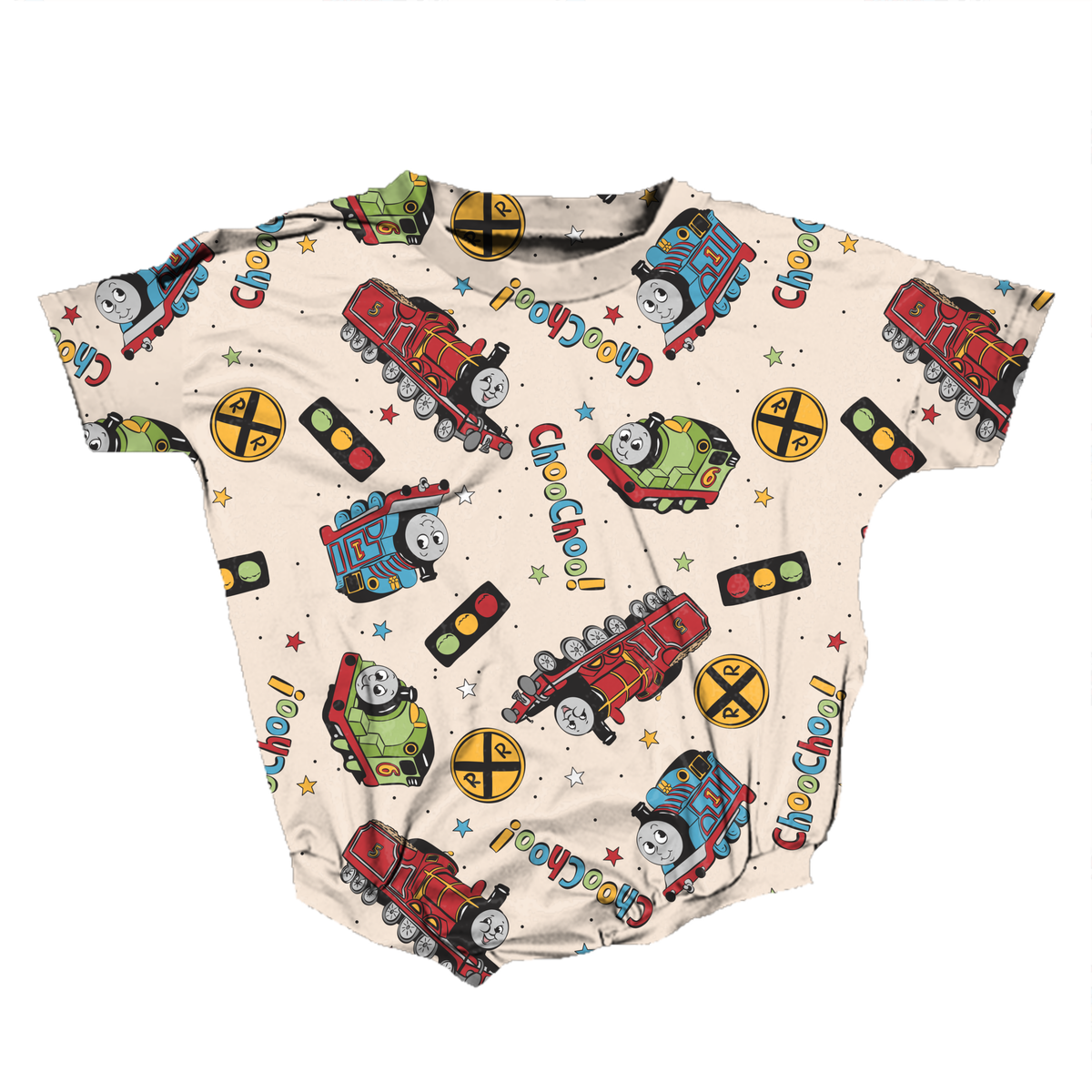 Choo Choo Crew! Romper **Preorder**
