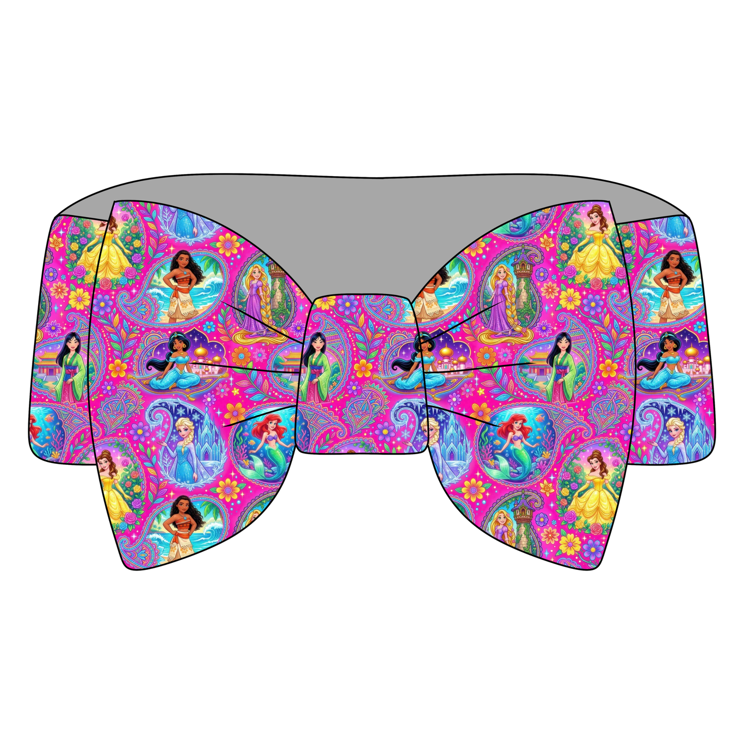 Paisley Princesses Bamboo Bow Headband **PreOrder**