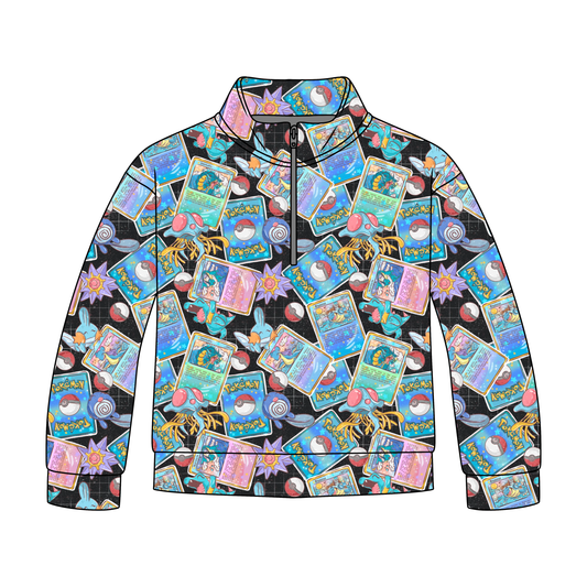 Trading Card Chaos Adult Quarter Zip-Up **PreOrder**
